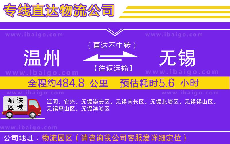 溫州到無(wú)錫貨運(yùn)